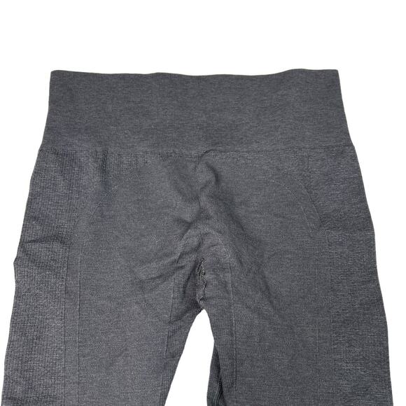 Lululemon Ebb to Street Seamless Pants Mid Rise Heather Black Gray Womens 10 - Picture 6 of 10